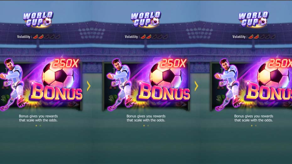 how to play world cup slot