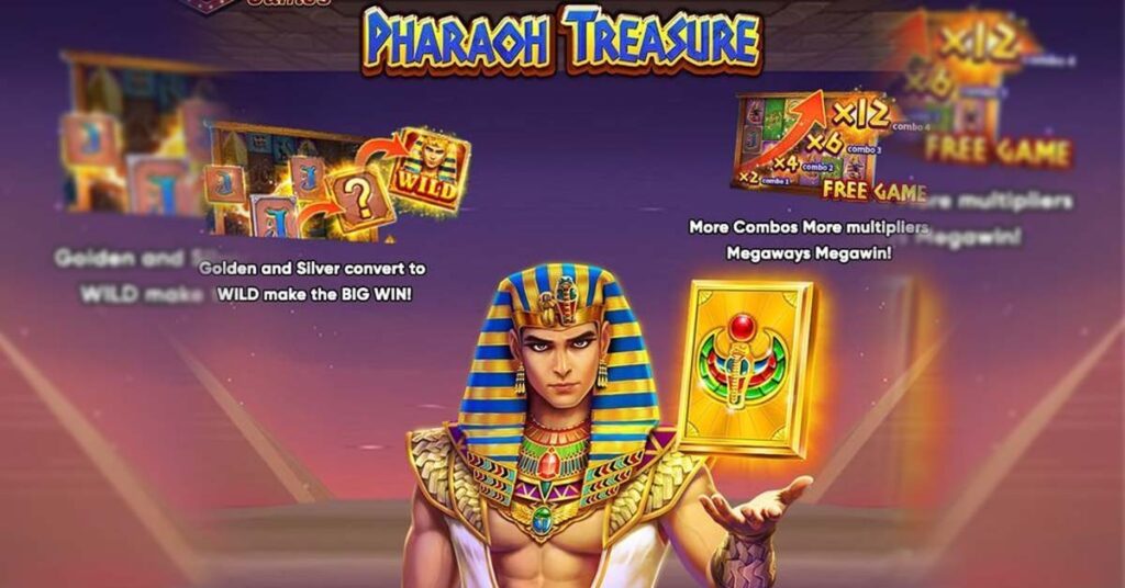 pharaoh treasure slot paytable
