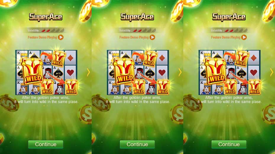 Super Ace Slot Machine Paytable